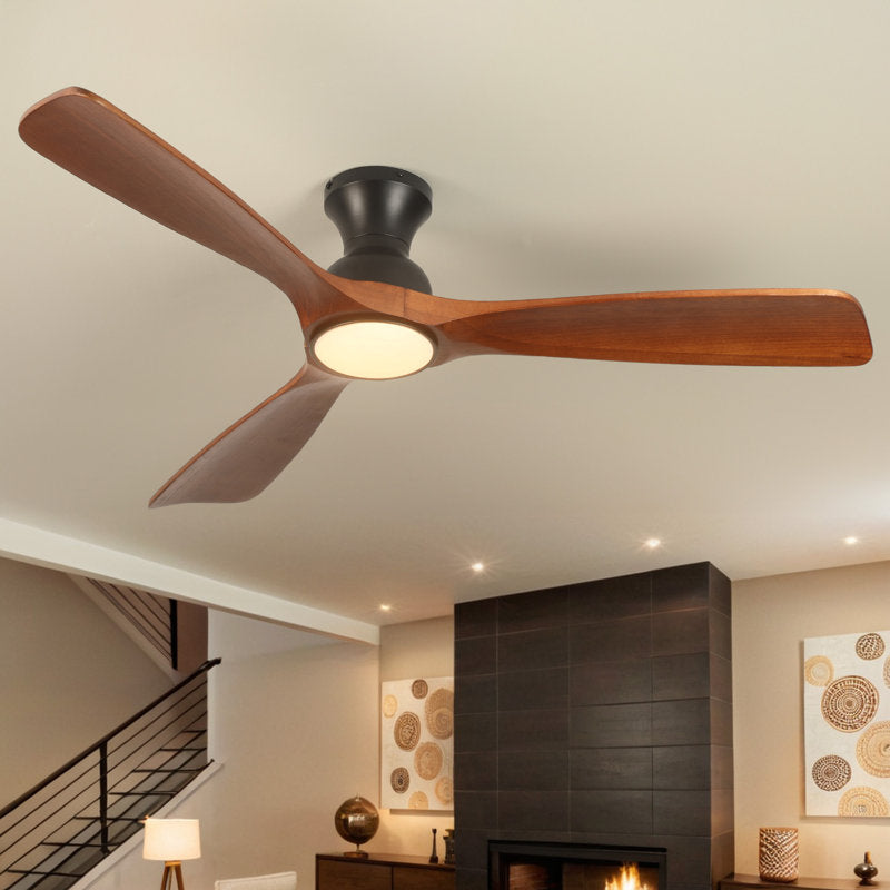 Karlena 52'' Ceiling Fan with Light Kit and Remote Control